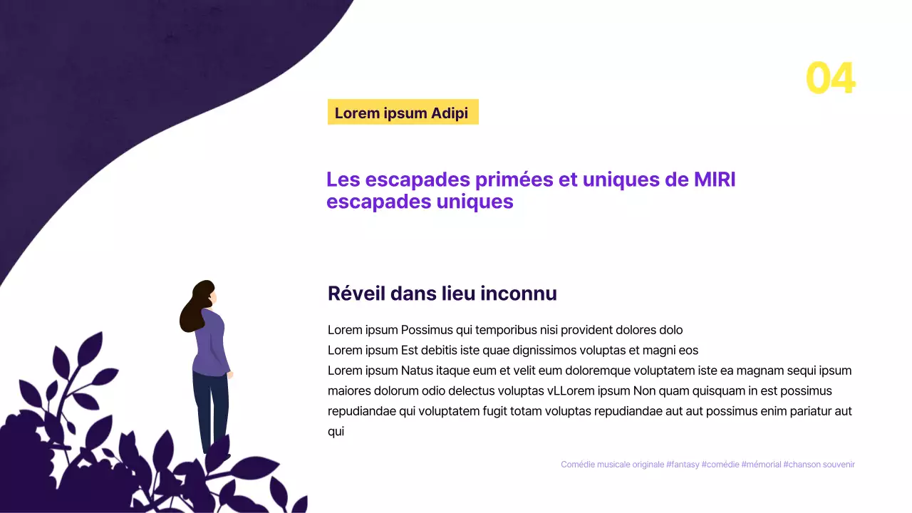 Proposition musicale créative sur fond violet avec embellissement d'étoiles