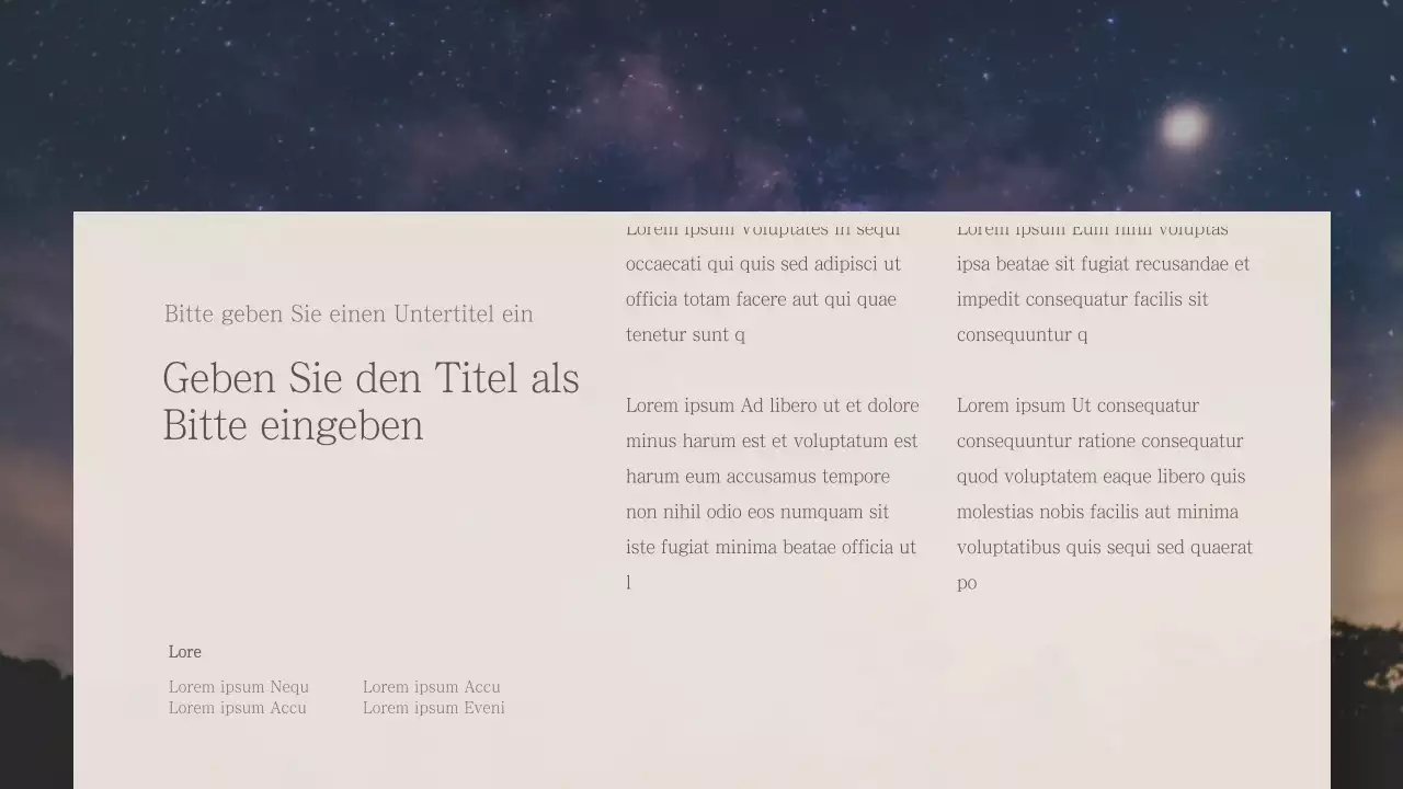 Emotionale Präsentationen