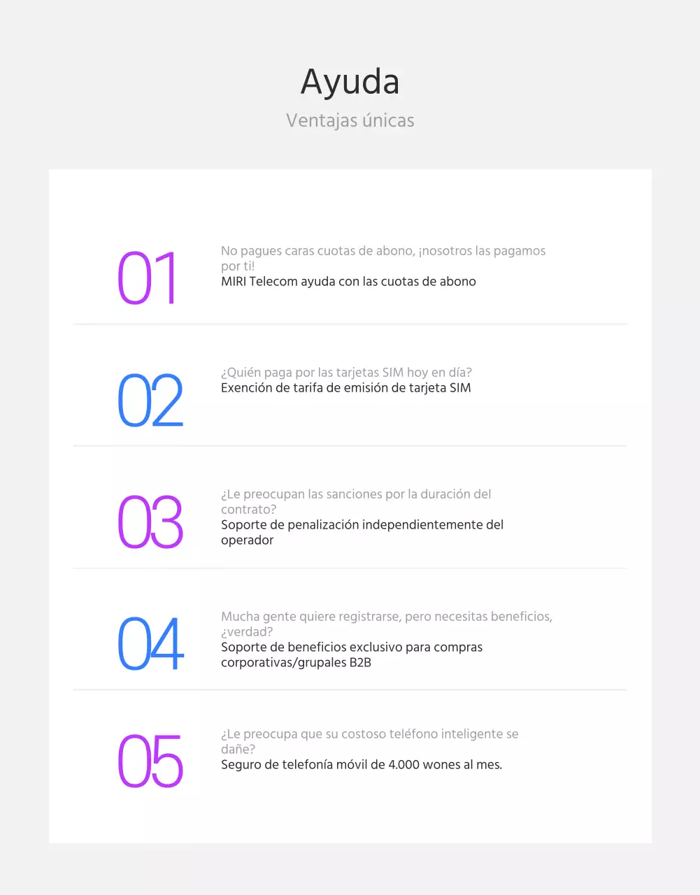 Página del transportista