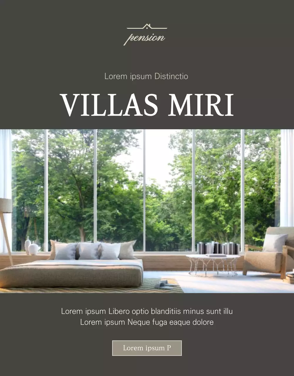 Comment réserver une pension photogénique brune et beige ?