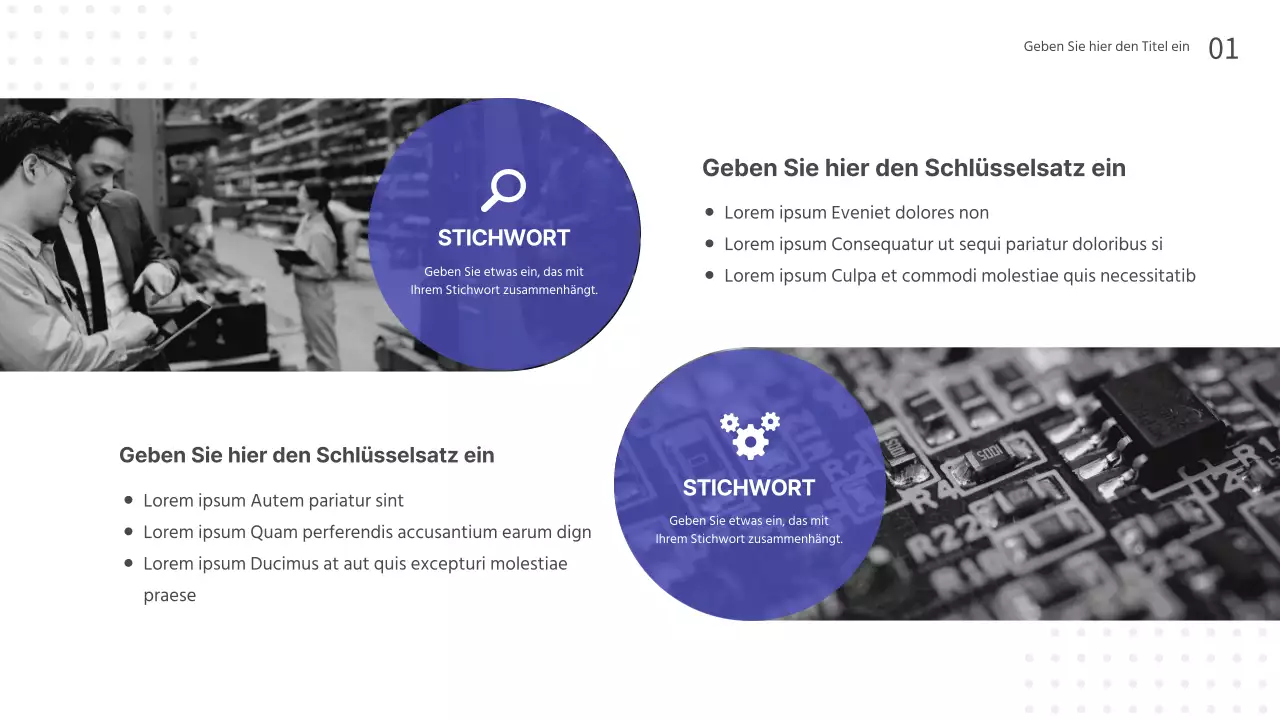 Präsentationen für Seminare