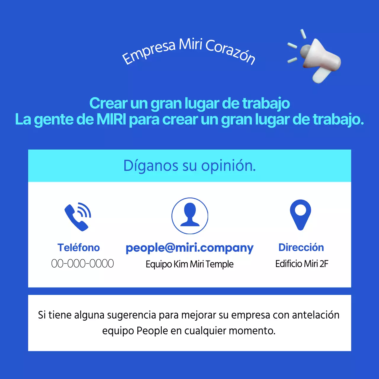 Icono en 3D con colores azul y azul claro Enmiendas sobre el bienestar de la empresa