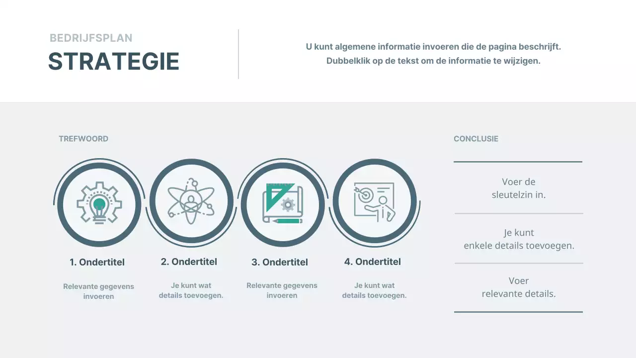 Presentatie ondernemingsplan in marine