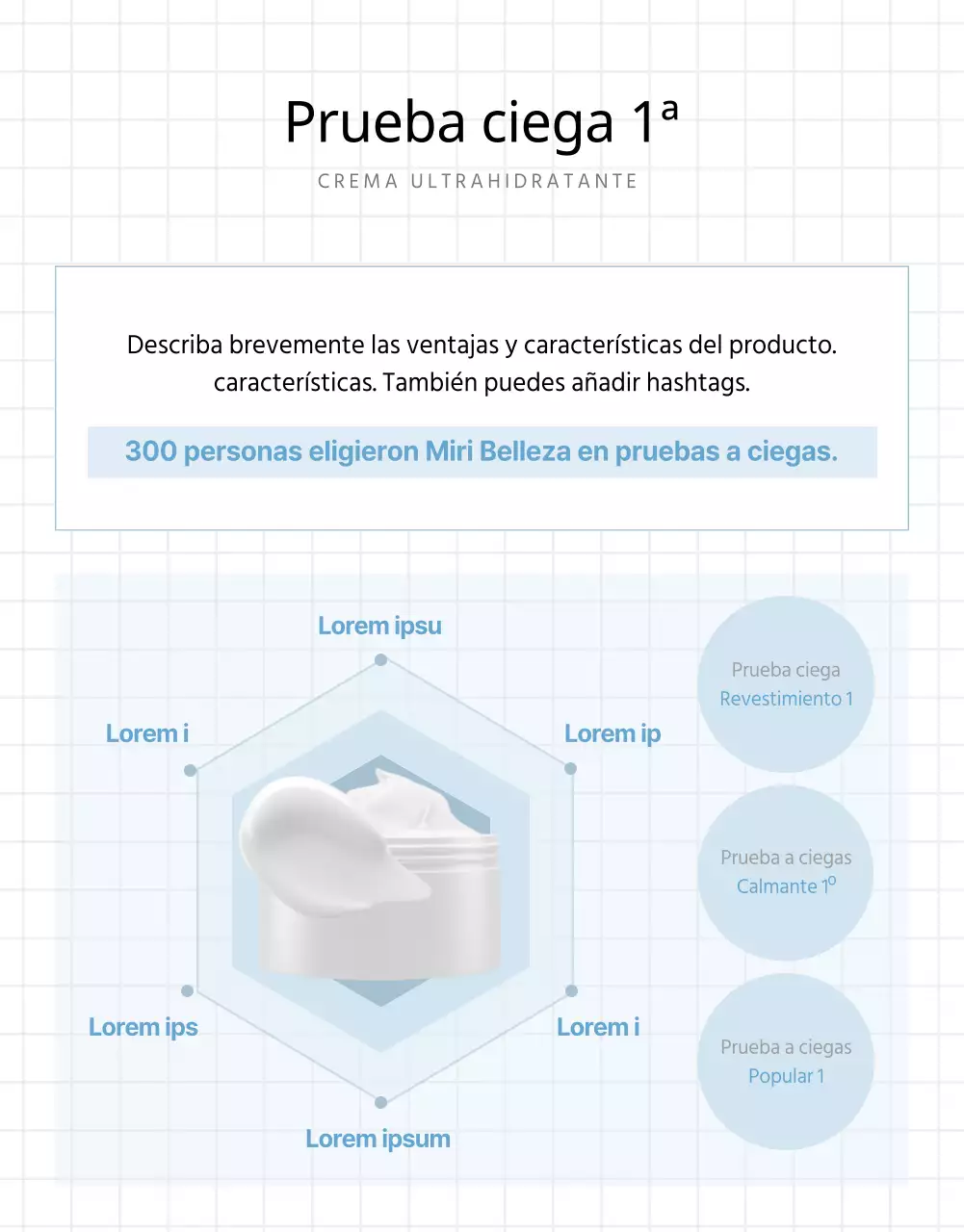 Página detallada de cosméticos