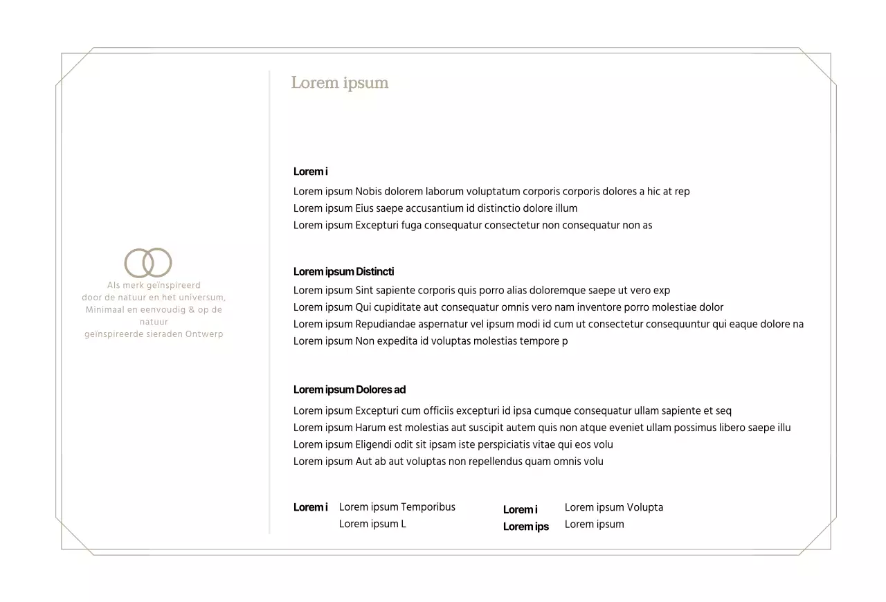 Beige Luxueuze Sieraden Koopgids Ansichtkaart