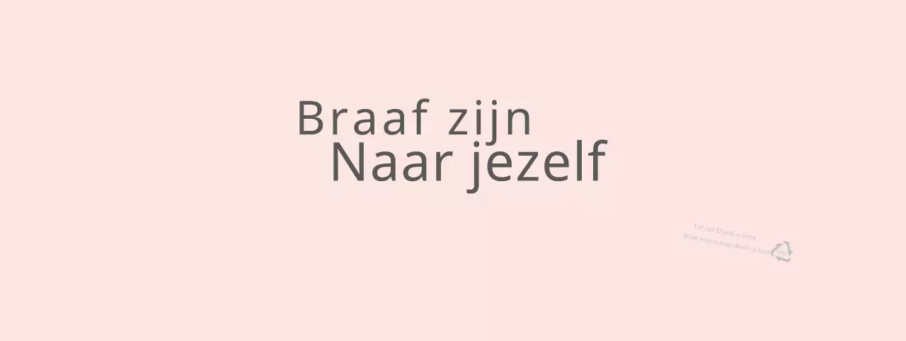 Eenvoudige Engelse letters in roze