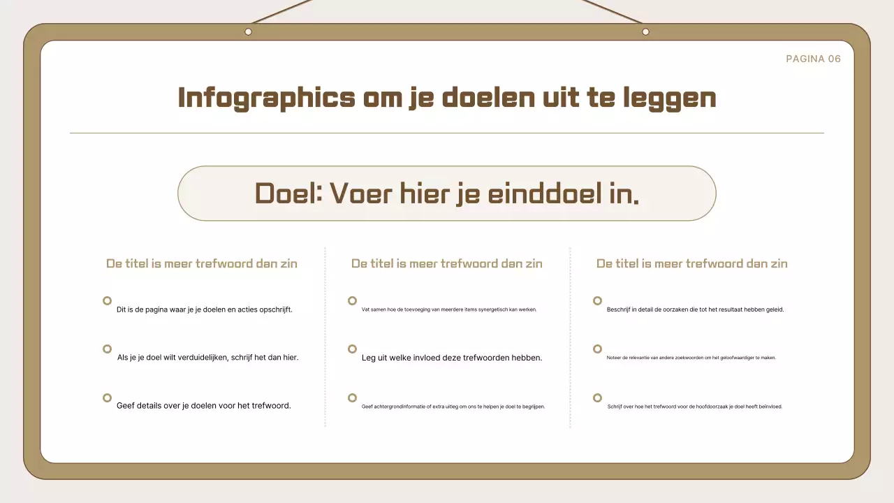 Gids voor Beige Eenvoudige Presentatie