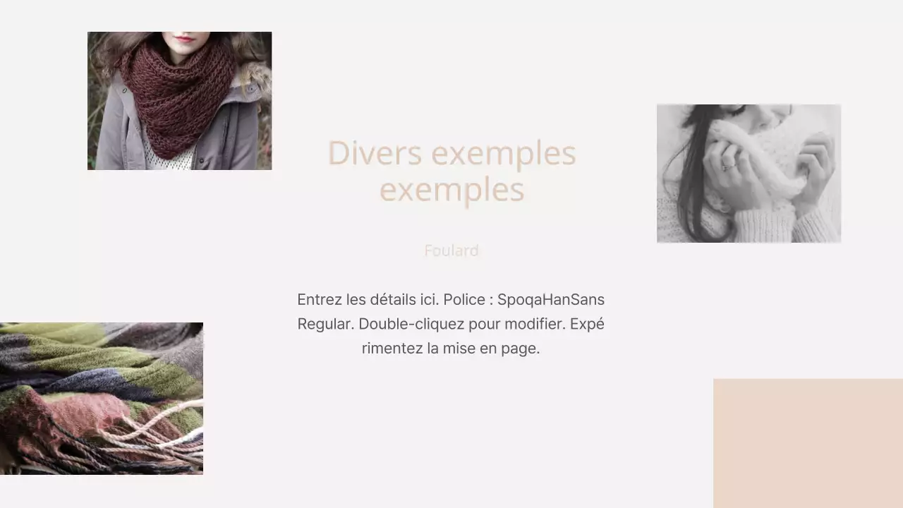 Conception de présentations scolaires