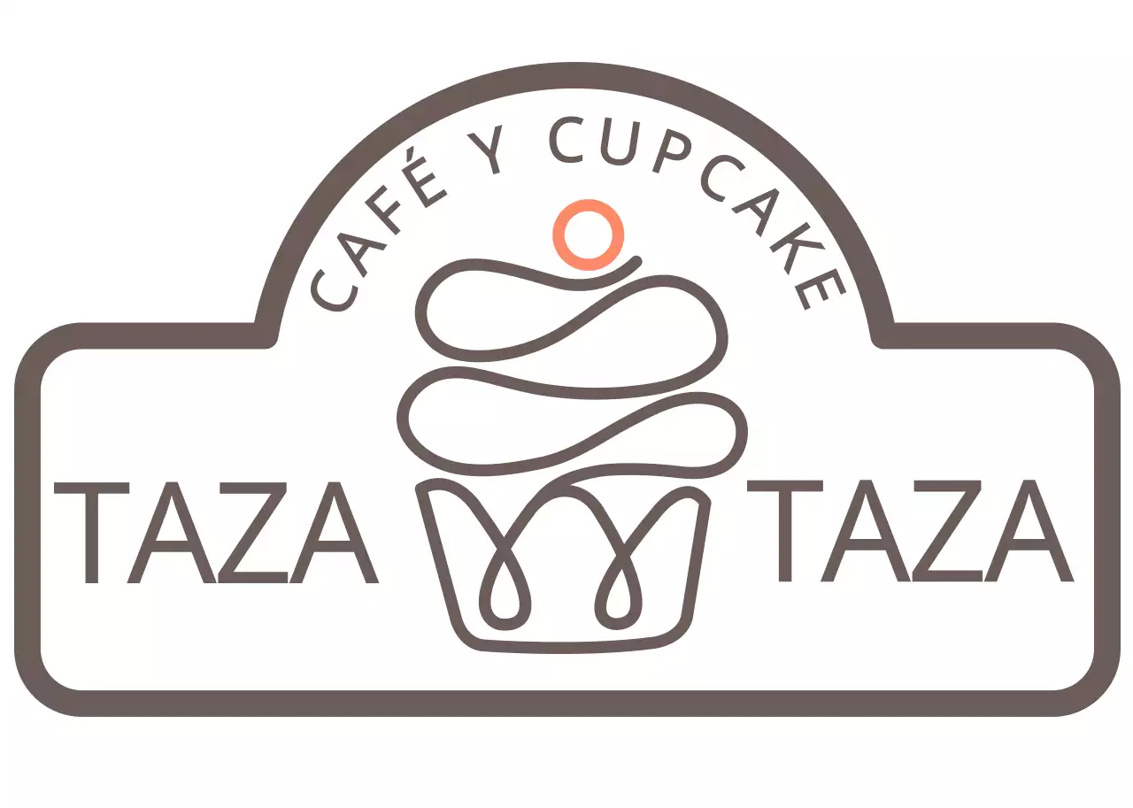 Lindo sombrero de café de postre en marrón