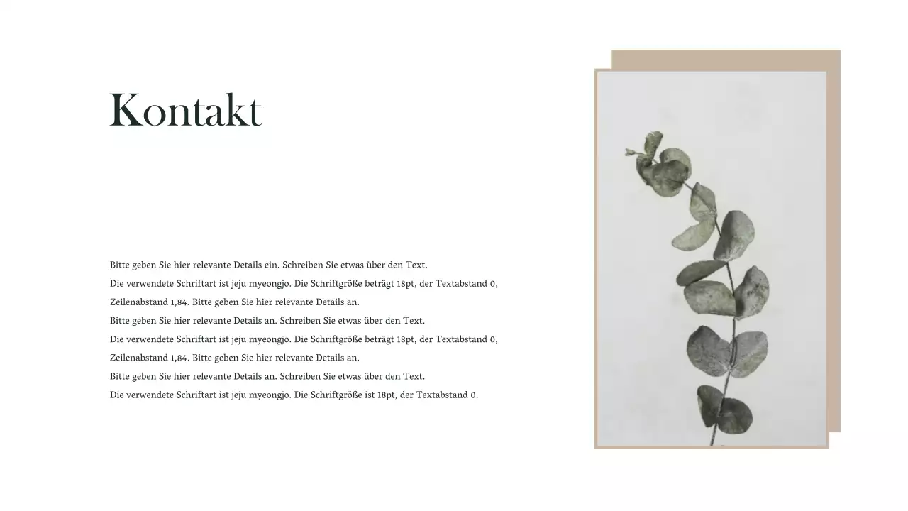 Präsentationen der Marke