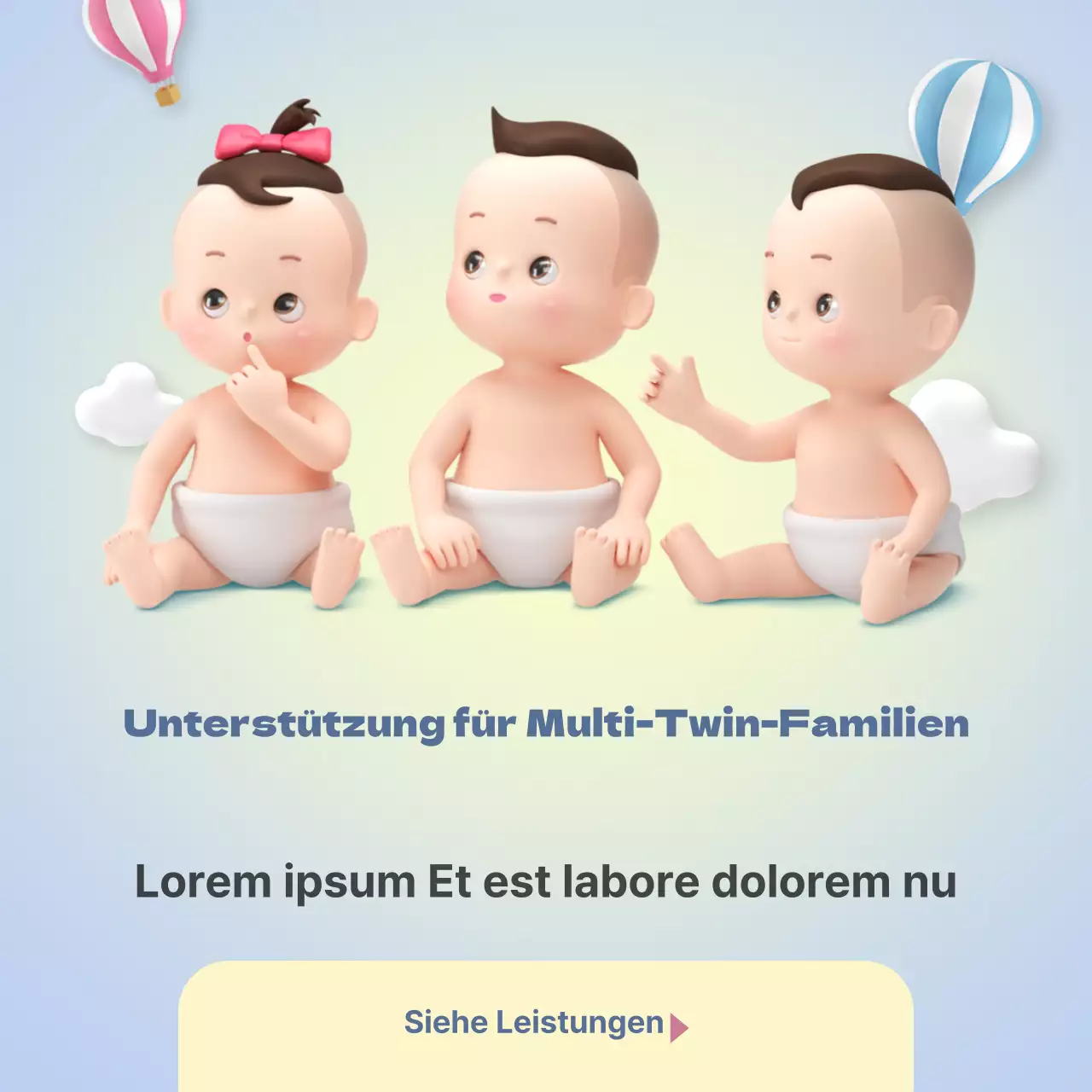 Unterstützung der Familie