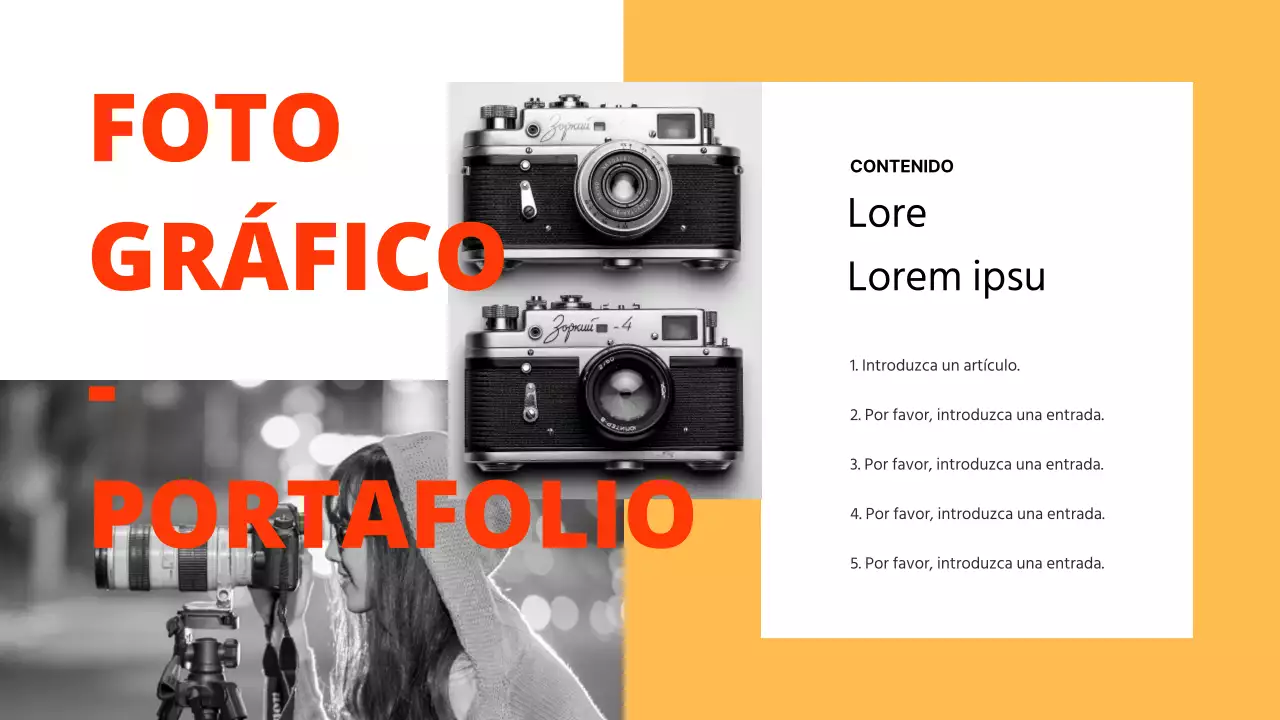 Portafolio del fotógrafo