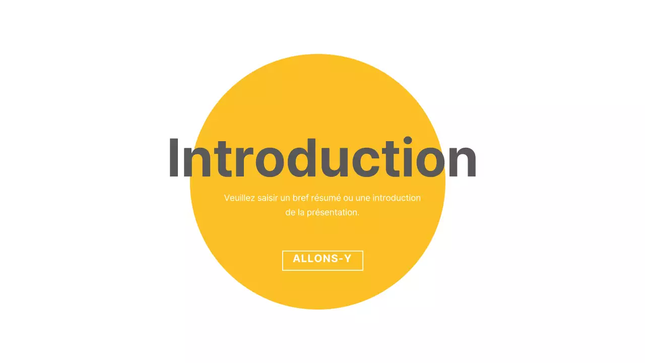 Présentations simples