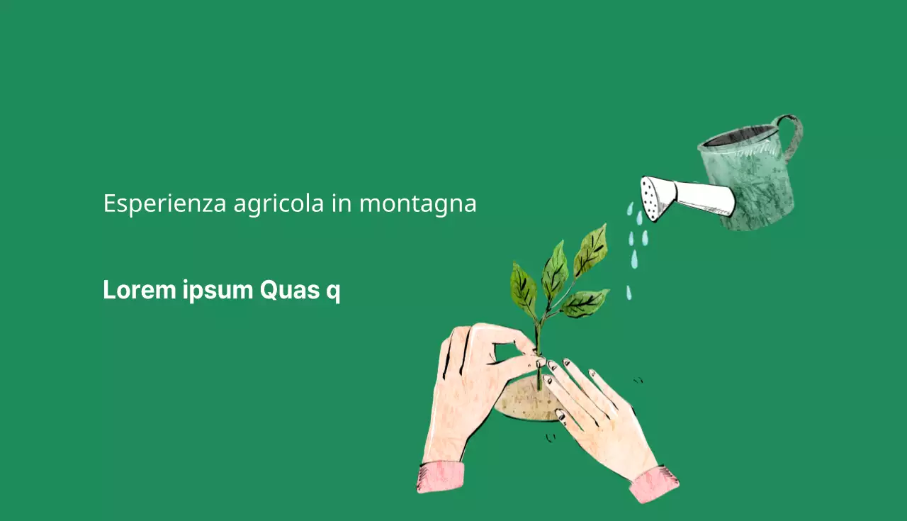 Simpatico biglietto da visita di una fattoria