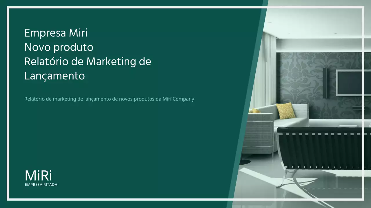 Plano de marketing em linha para mobiliário verde escuro