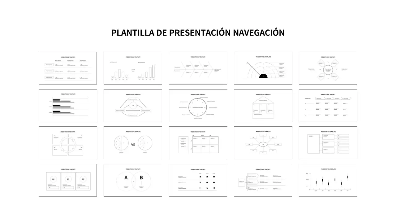 Formas negras sencillas