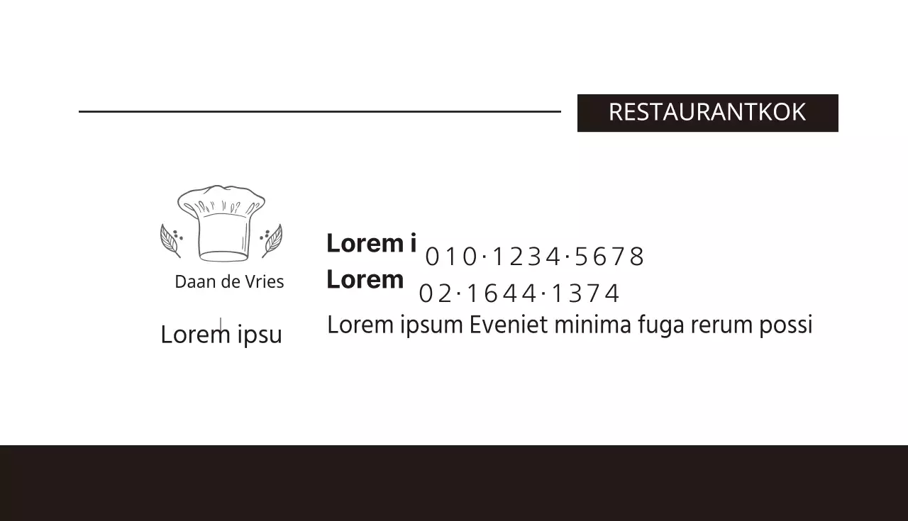 De keuken van de chef