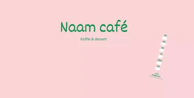 Roze Groen Nette Engelse letters