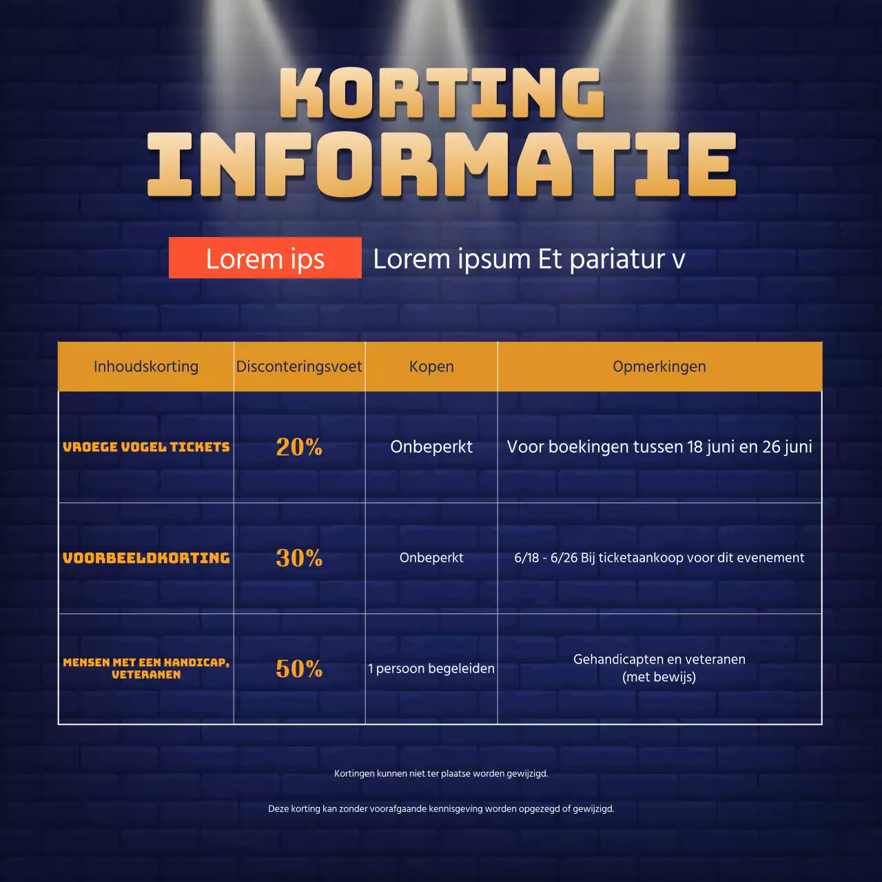 Muzikale kortingen promoten met posters van sodomie