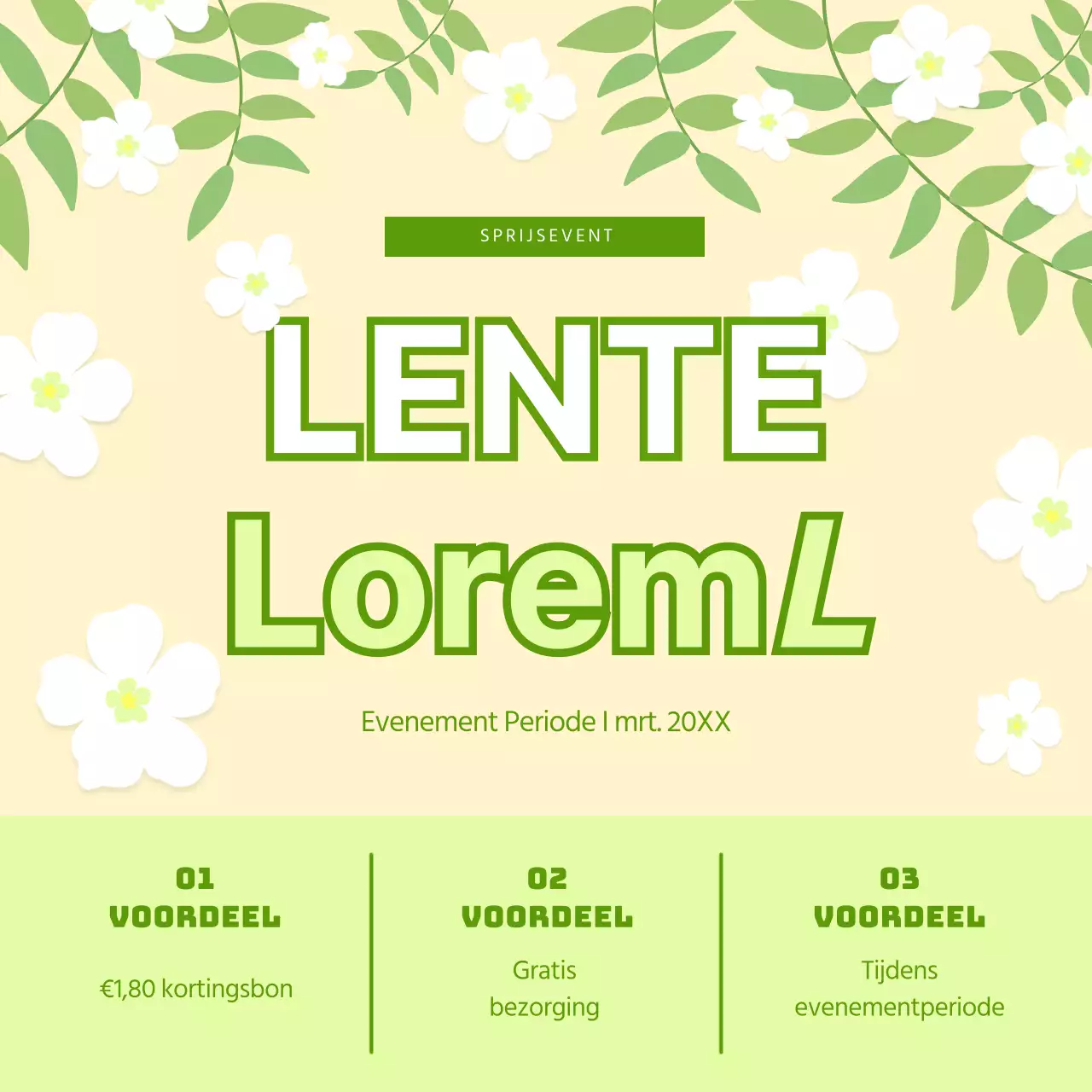 Voorjaarsevenementen