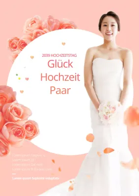 Fröhliche Hochzeitsmesse