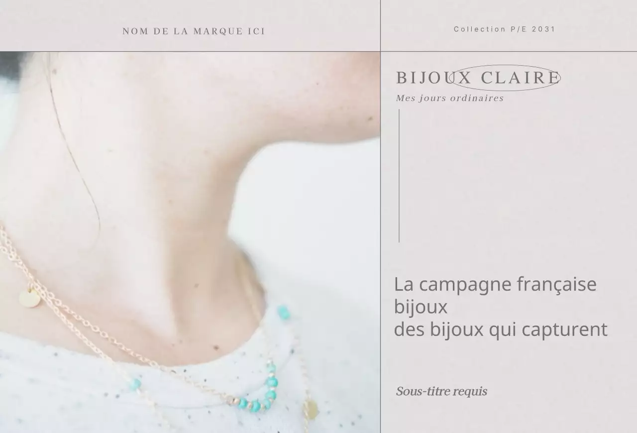 Une bijouterie sentimentale à Warm Grey