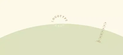 Geel Groen Rond Belettering