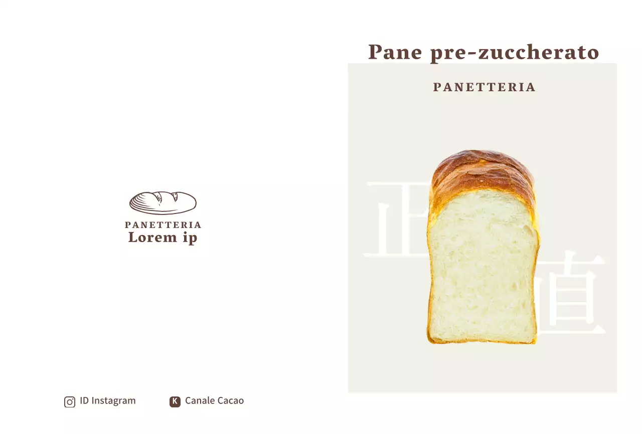 Istruzioni per la conservazione del pane beige e marrone