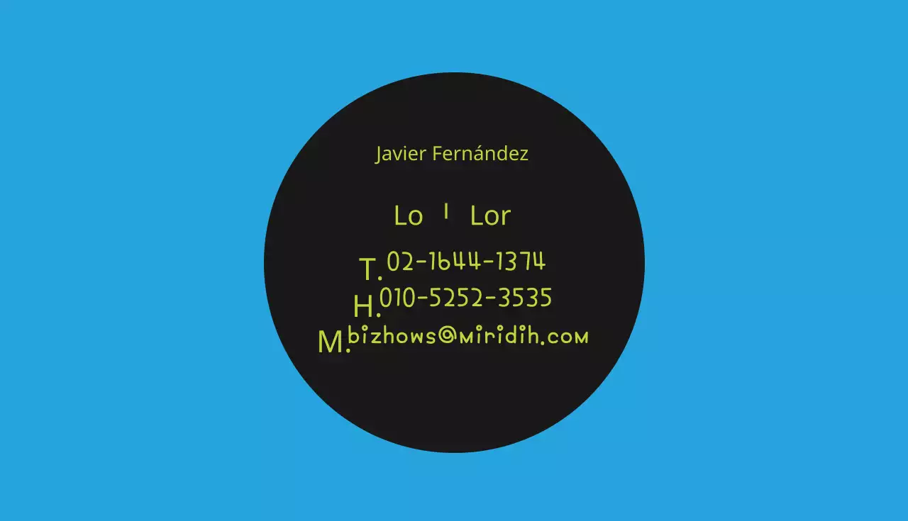 Tarjetas de visita únicas con un arco iris de colores