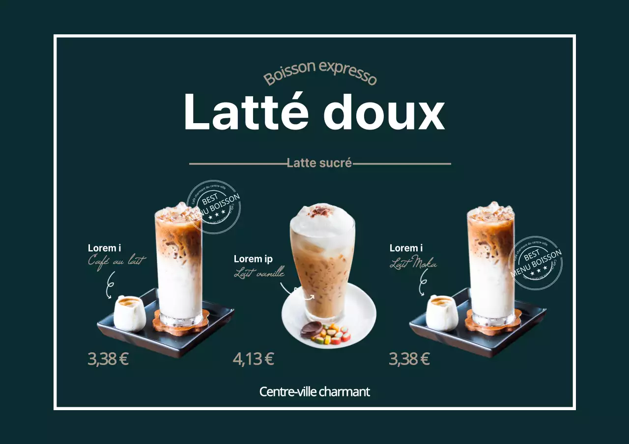 Latte sucré