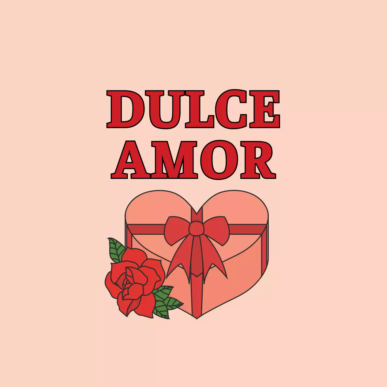 Rosa ilustración kitsch evento blanco día etiqueta