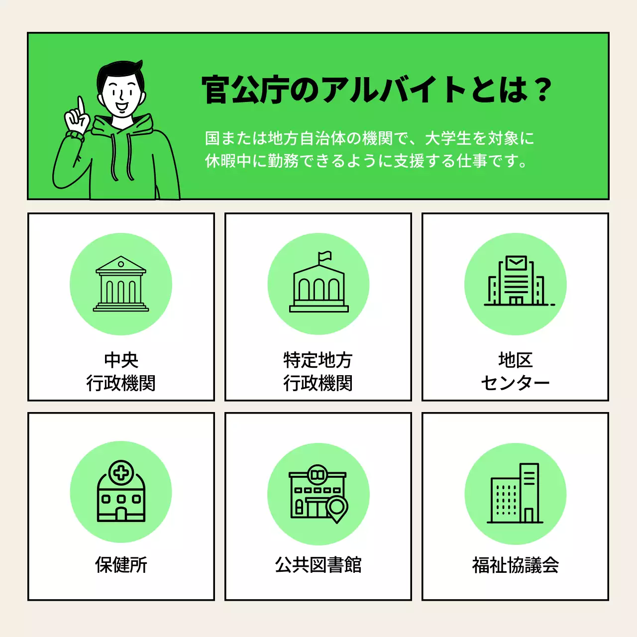 緑 かわいい アルバイト お知らせ Instagram カルーセル