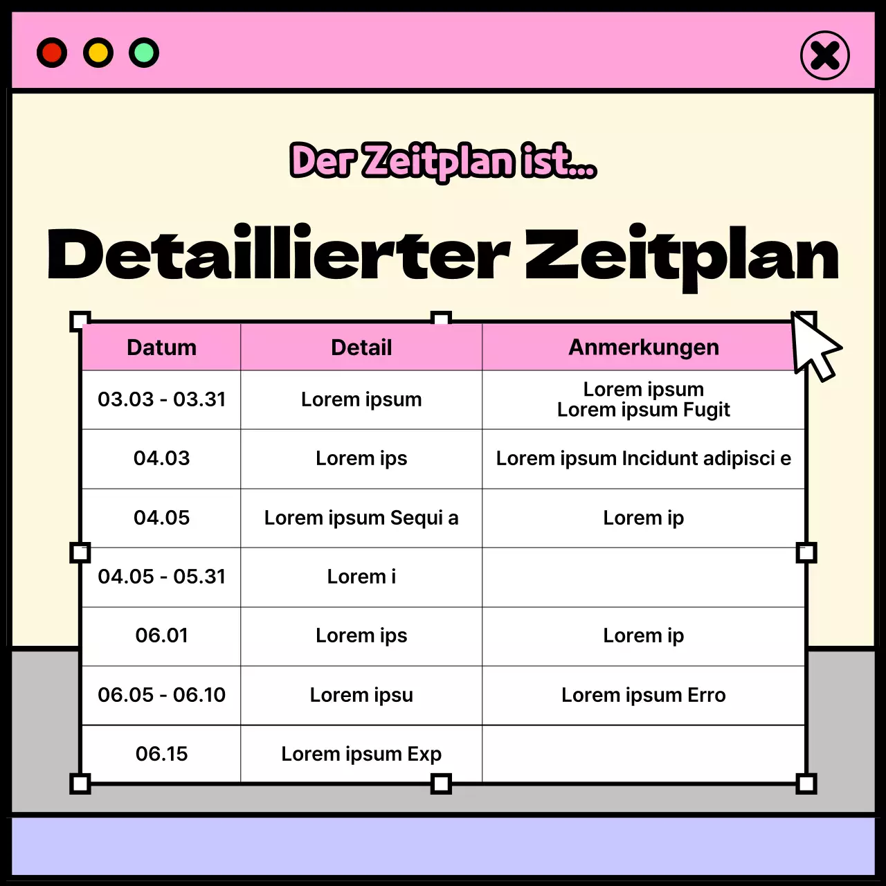 College Leben Thema mit rosa und lila Fenster Konzept