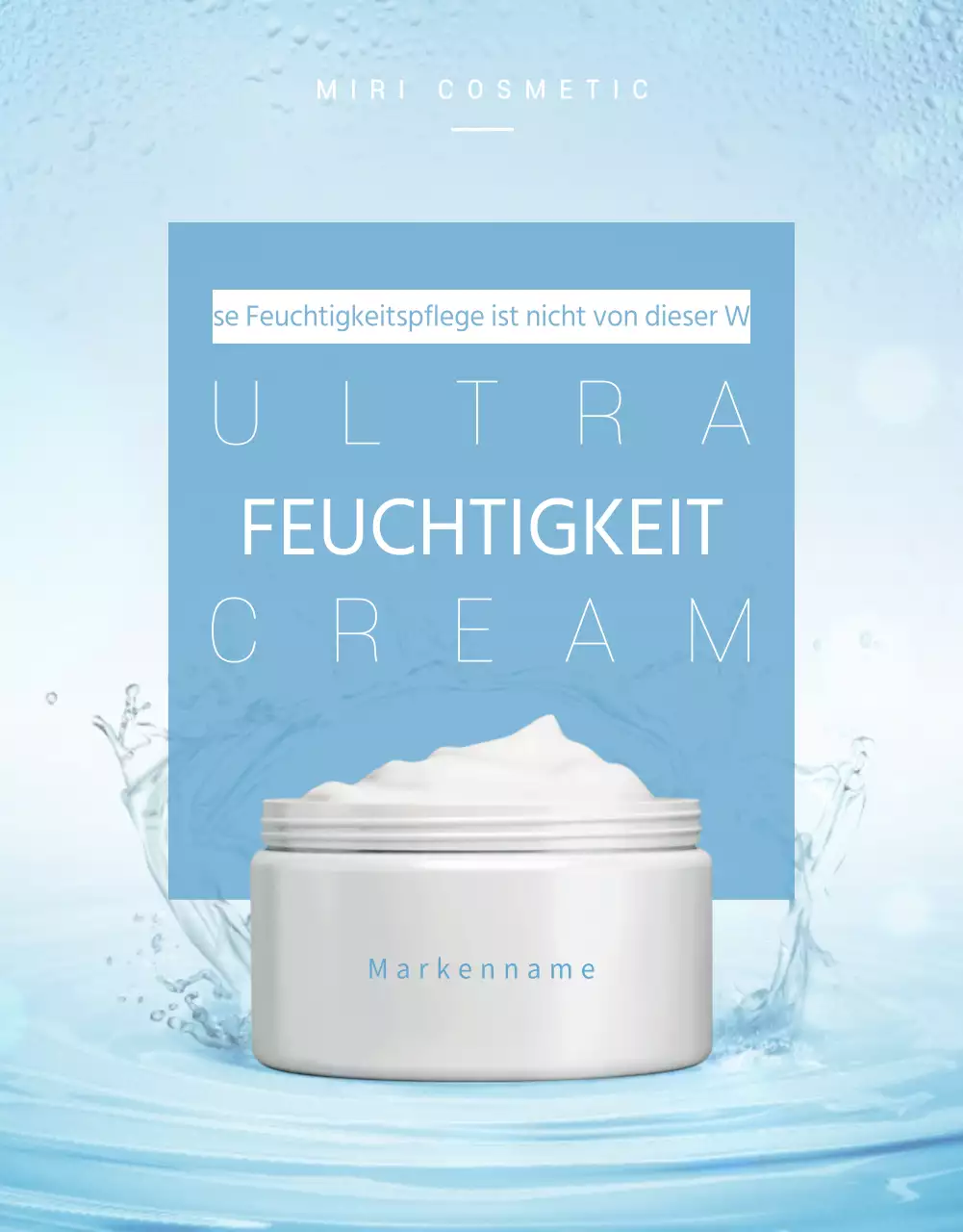 Kosmetika Detailseite