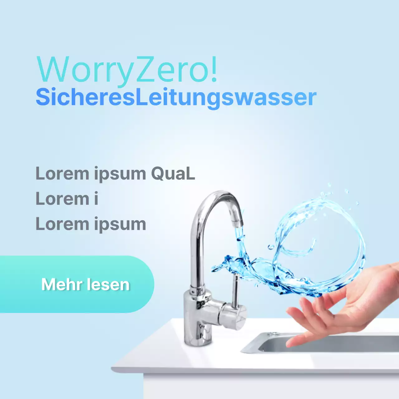 Sicheres Leitungswasser