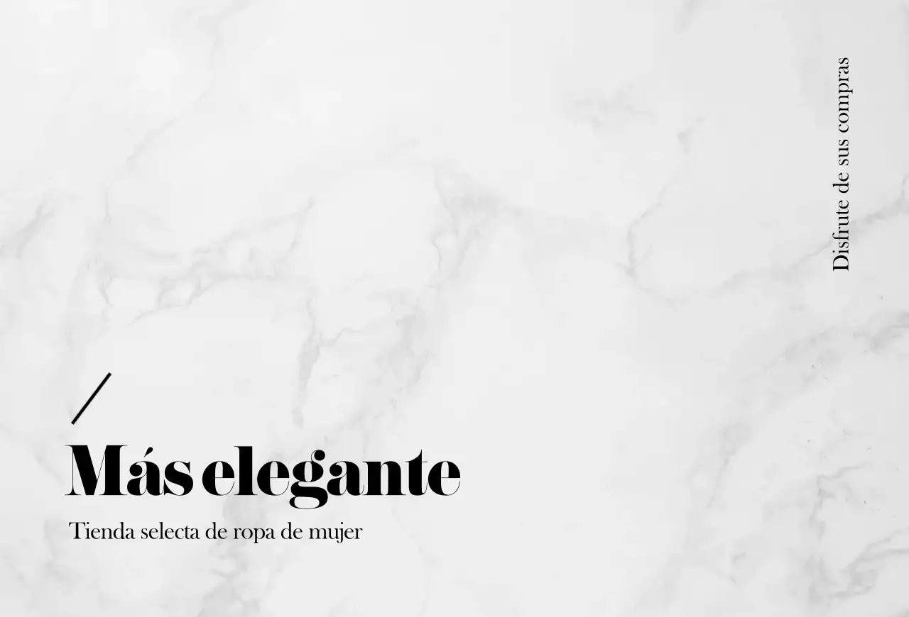 Postal de intercambio de un centro comercial de tonos marmóreos