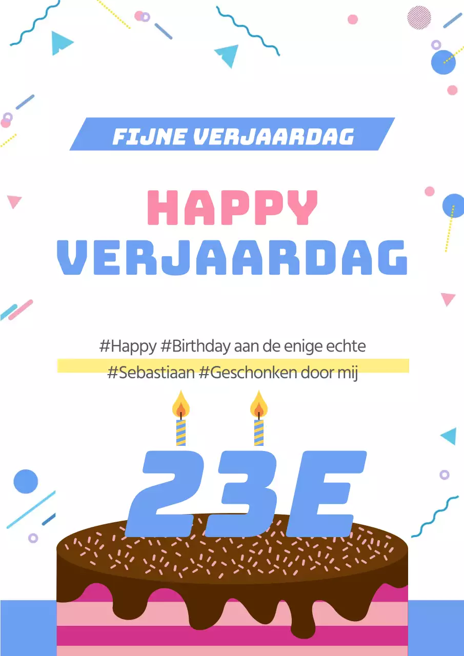 Gelukkige Verjaardag