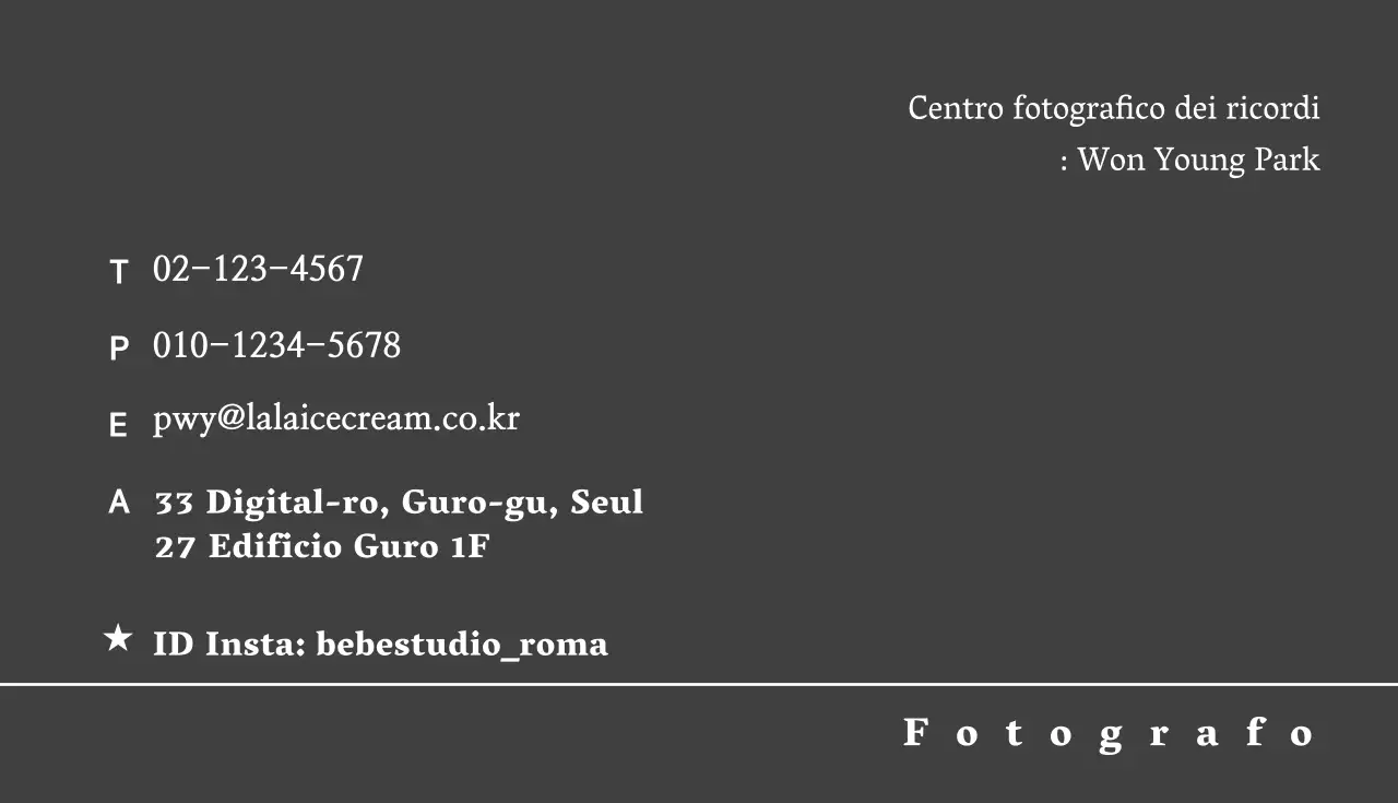 Galleria fotografica dei ricordi