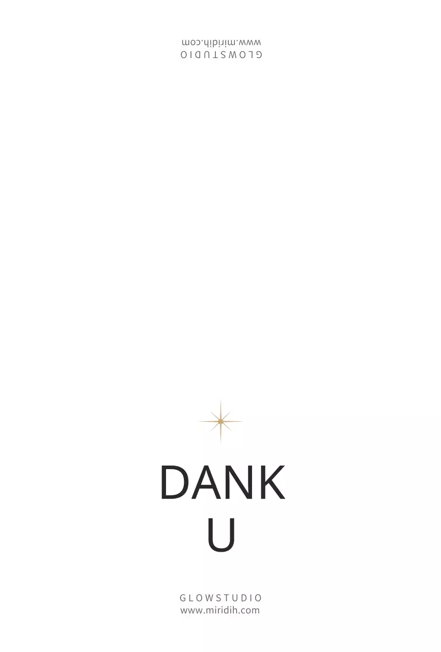 Witte eenvoudige bedankkaart ansichtkaart