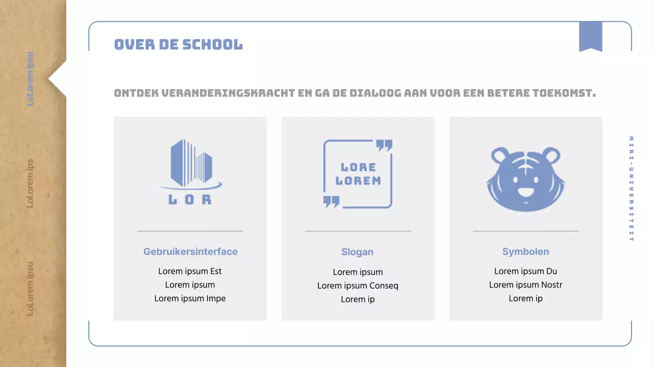 Een eenvoudige beginnersgids voor de universiteit met een vintage beige boekconcept