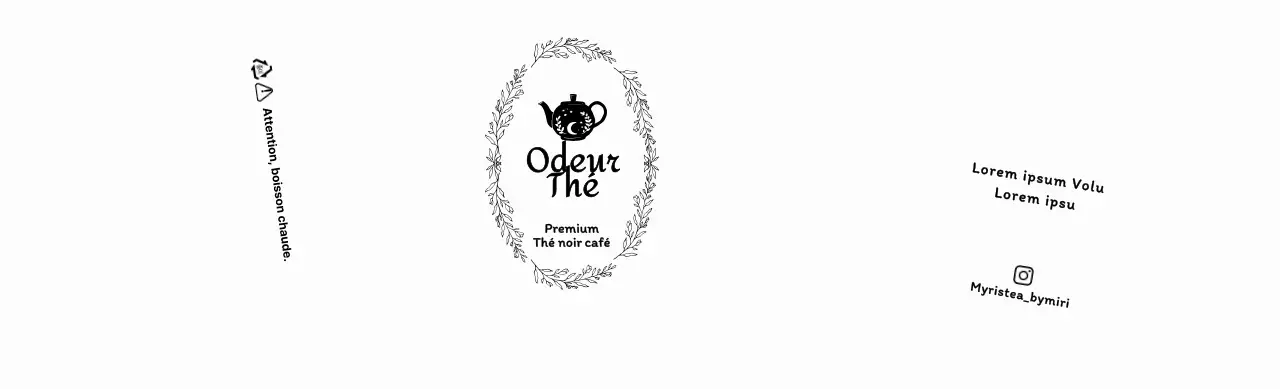 Un café-thé avec des illustrations noires et émouvantes