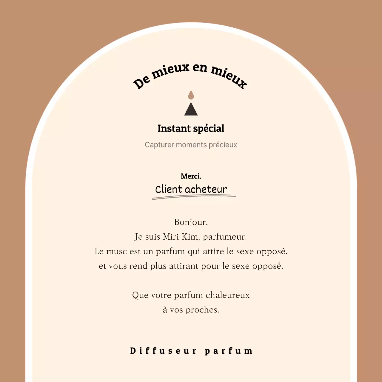 Parfums pour diffuseurs