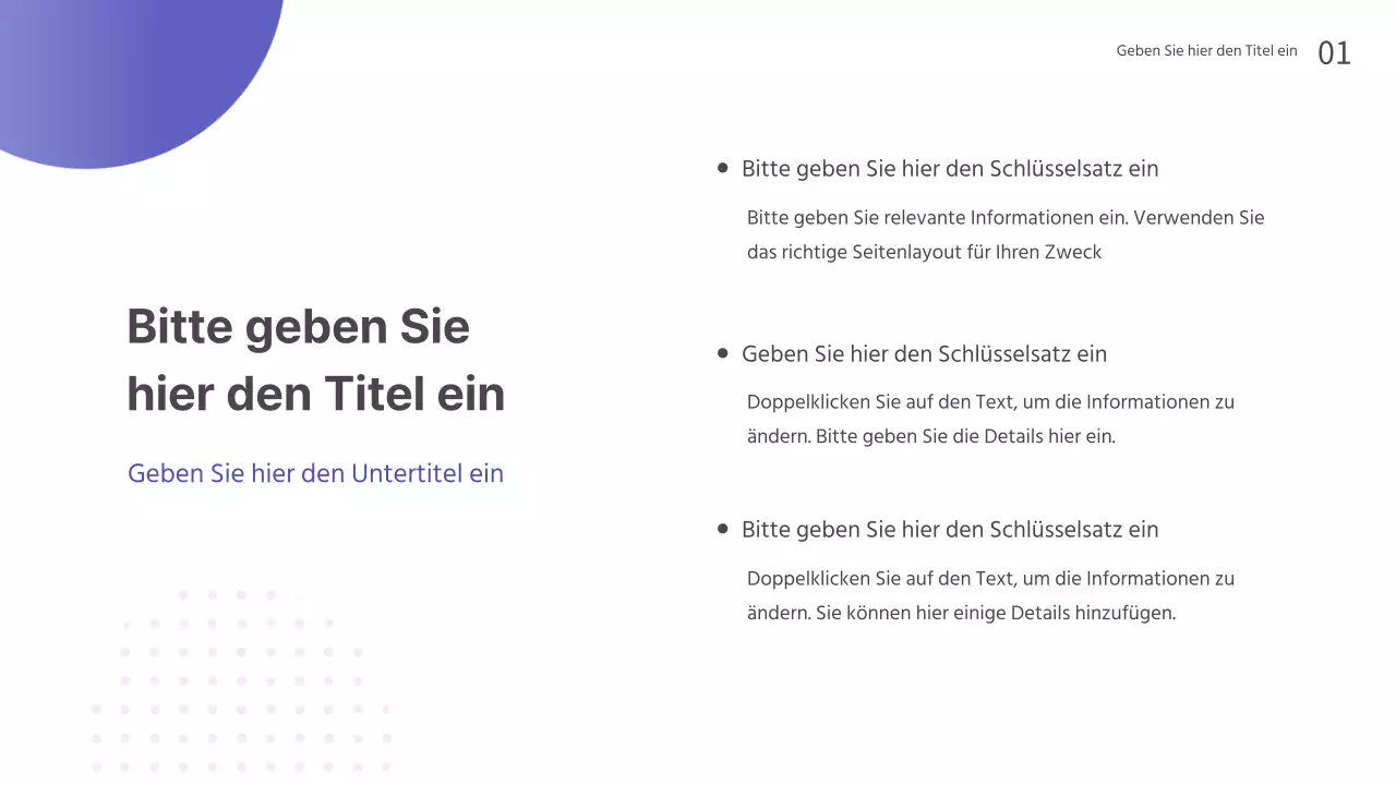 Präsentationen für Seminare