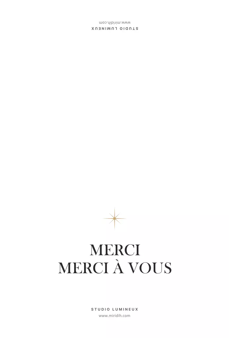 Carte de remerciements simple et blanche Carte postale