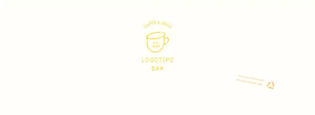 Illustrazione bianca gialla disegnata a mano