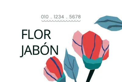 Jabón de flores