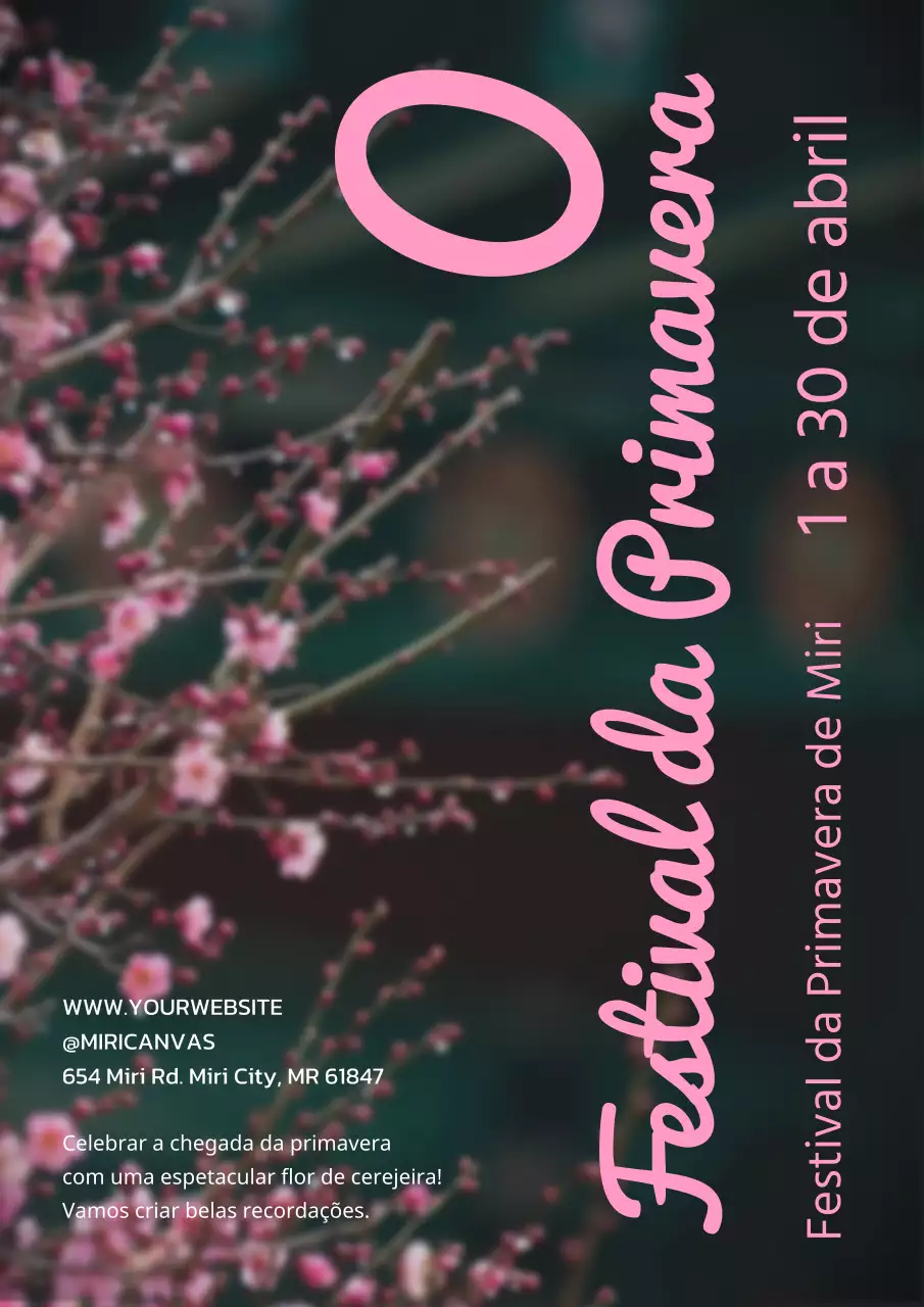 Um guia simples para as festas da primavera em cor-de-rosa e verde