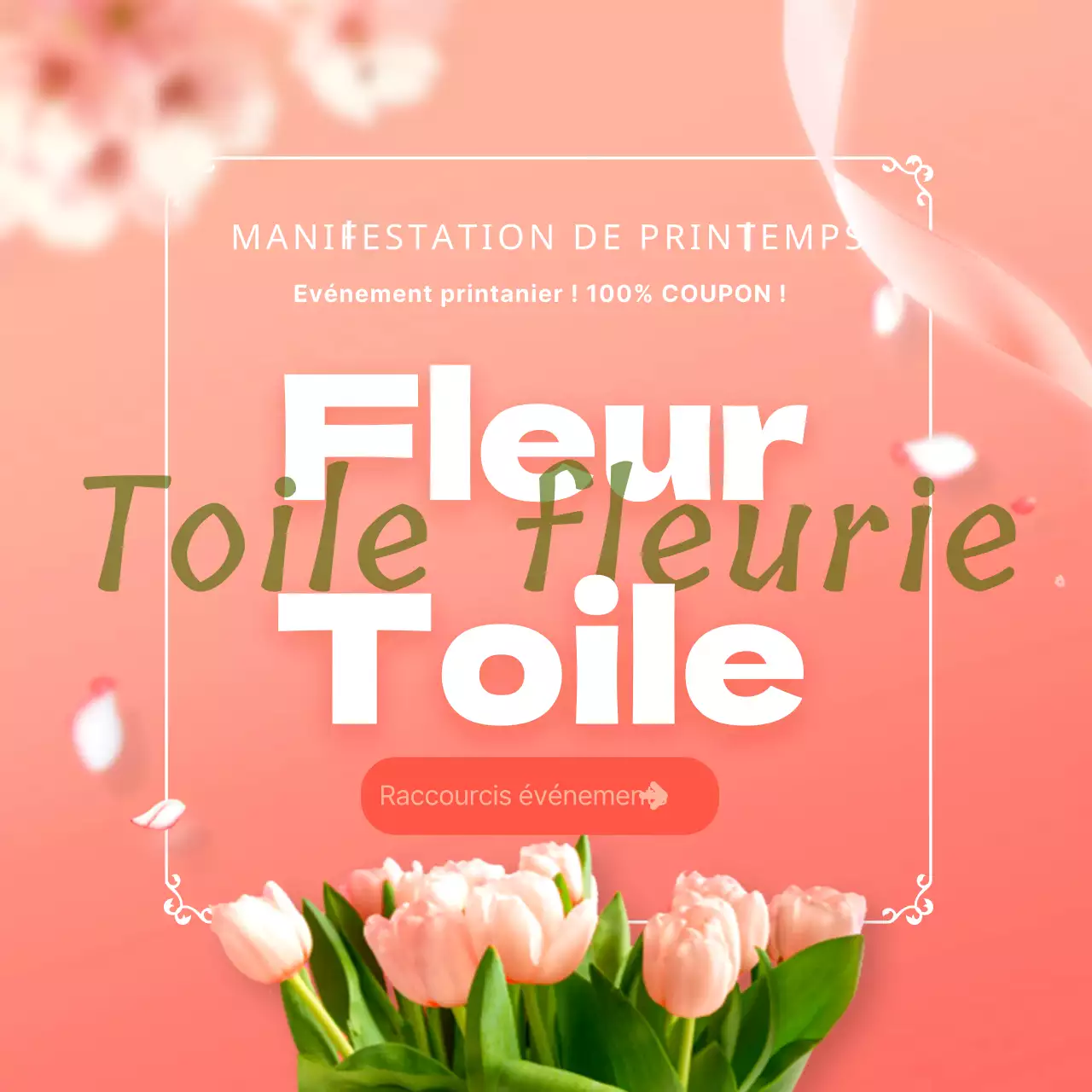 Conception d'un événement floral rose et lumineux