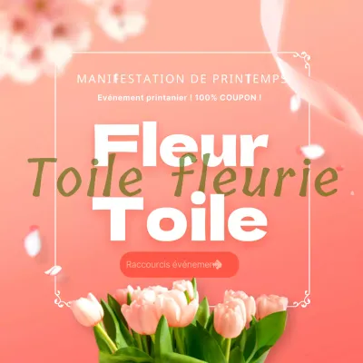 Conception d'un événement floral rose et lumineux