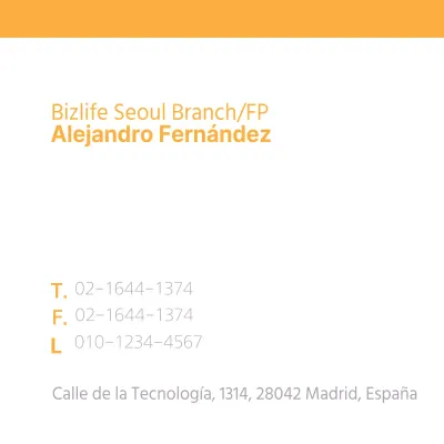 Sucursal de Bizlife en Seúl